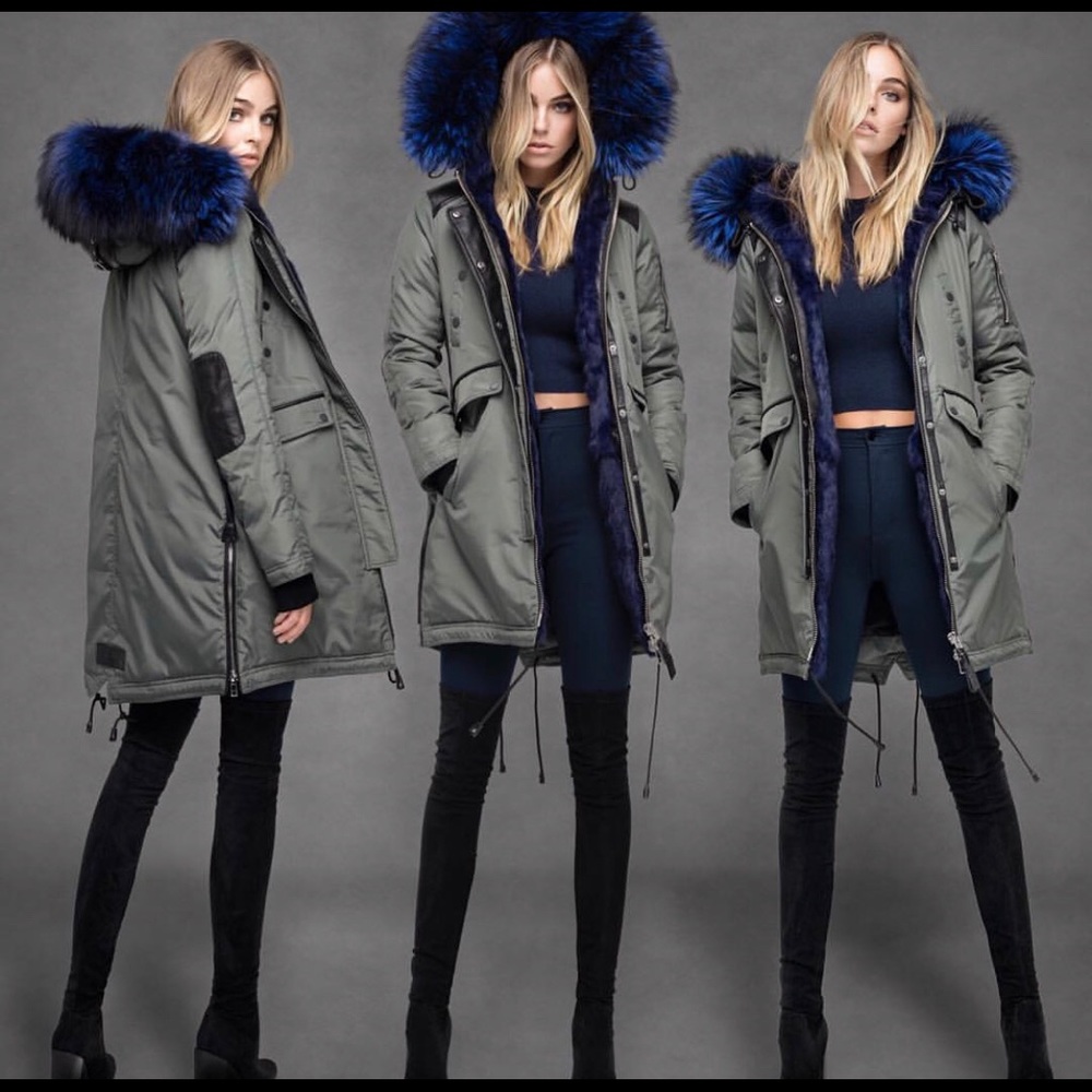 NICOLE BENISTI DOWN FUR PARKA